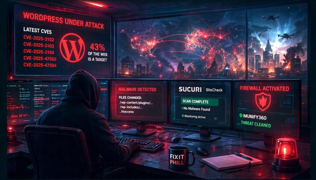 WordPress vulnerability defense checklist for patching, account review, hosting hardening, and backups